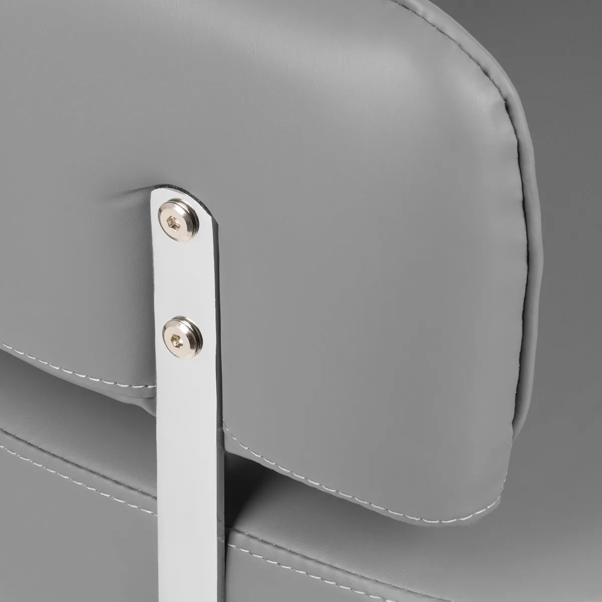 GABBIANO HAIRDRESSING CHAIR LINZ SILVER GRAY
