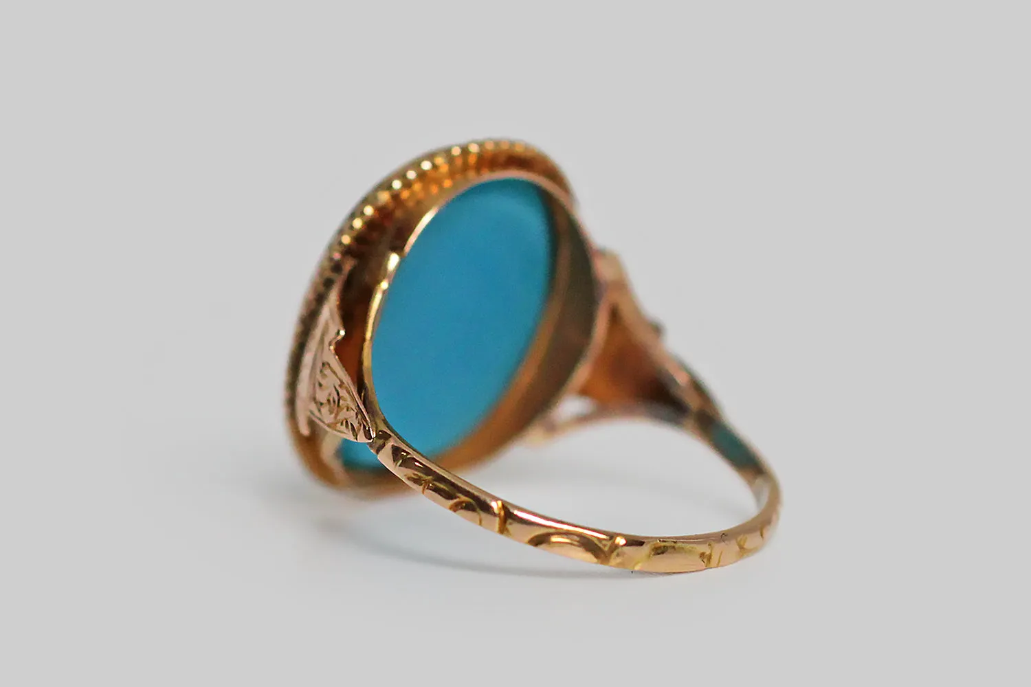 Georgian "I Respond" Tassie Seal Signet Ring