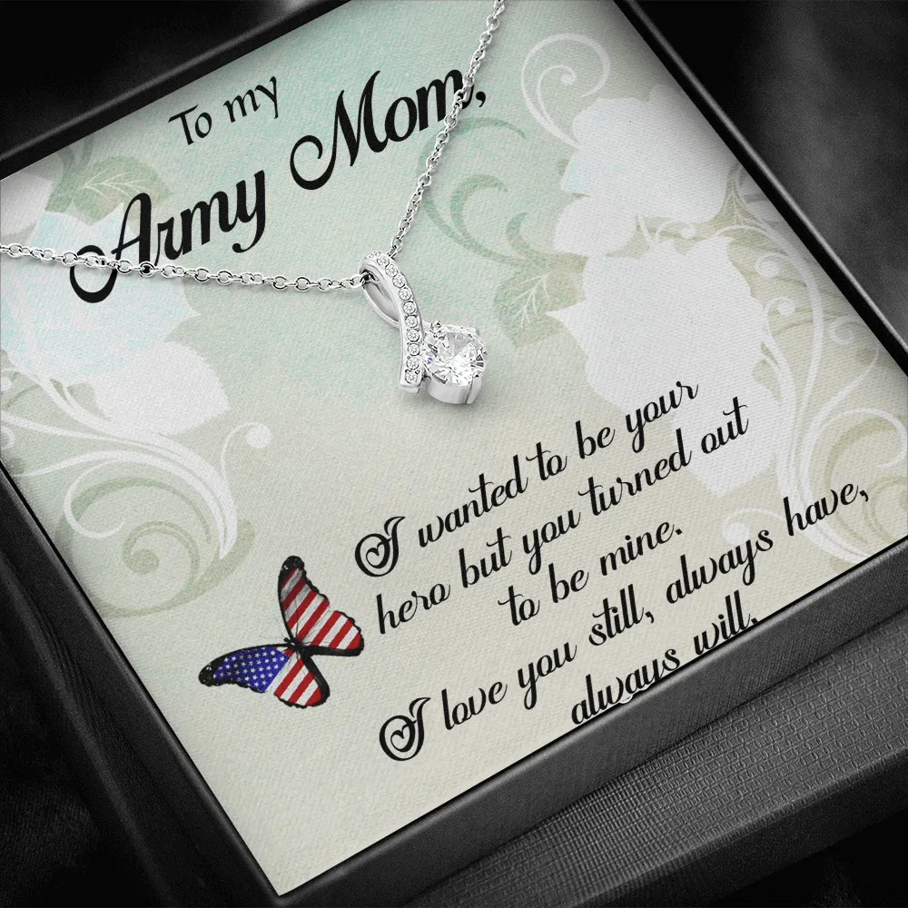 Gift for Army Mom Hero Necklace