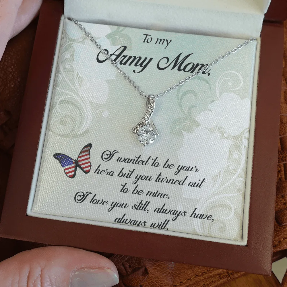 Gift for Army Mom Hero Necklace