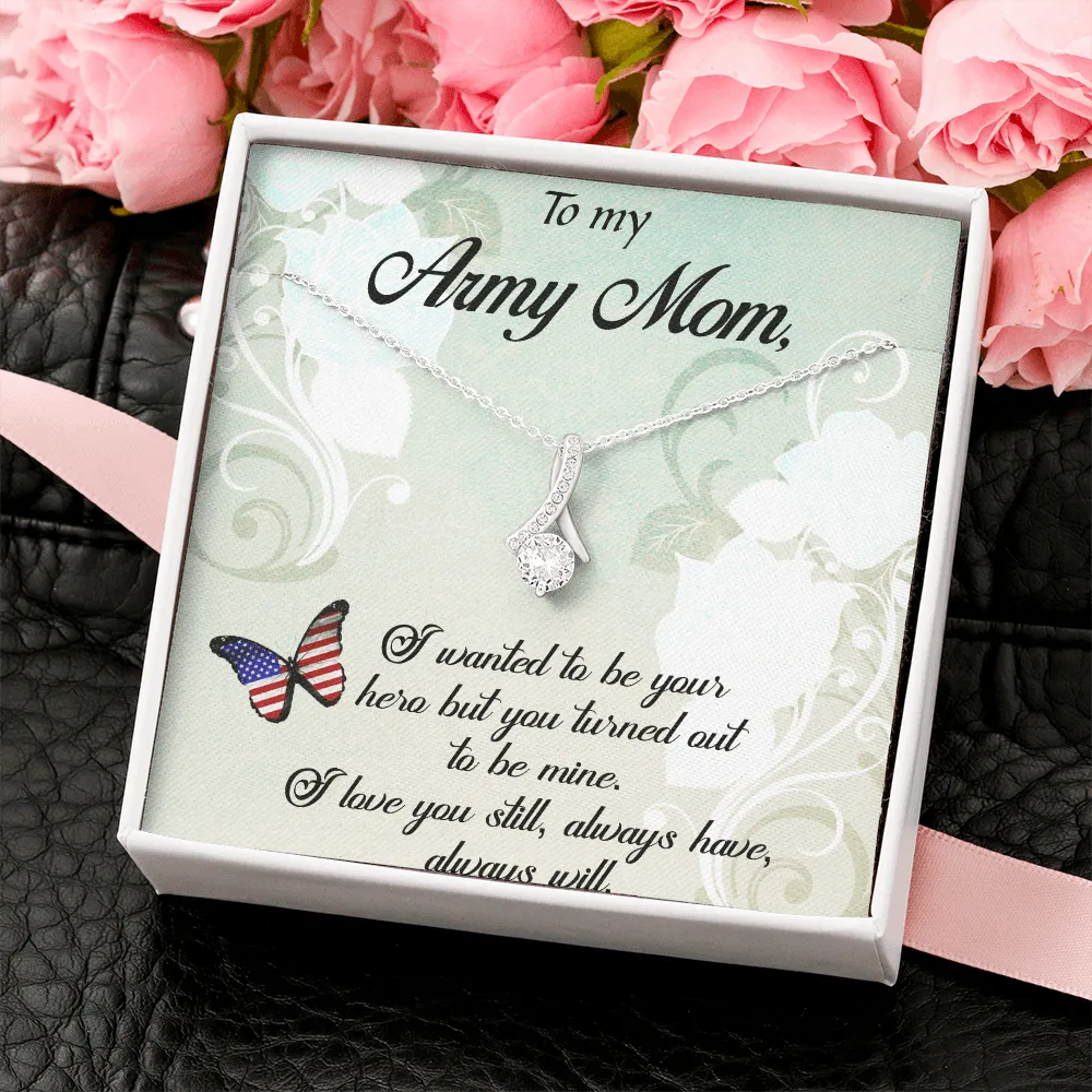 Gift for Army Mom Hero Necklace
