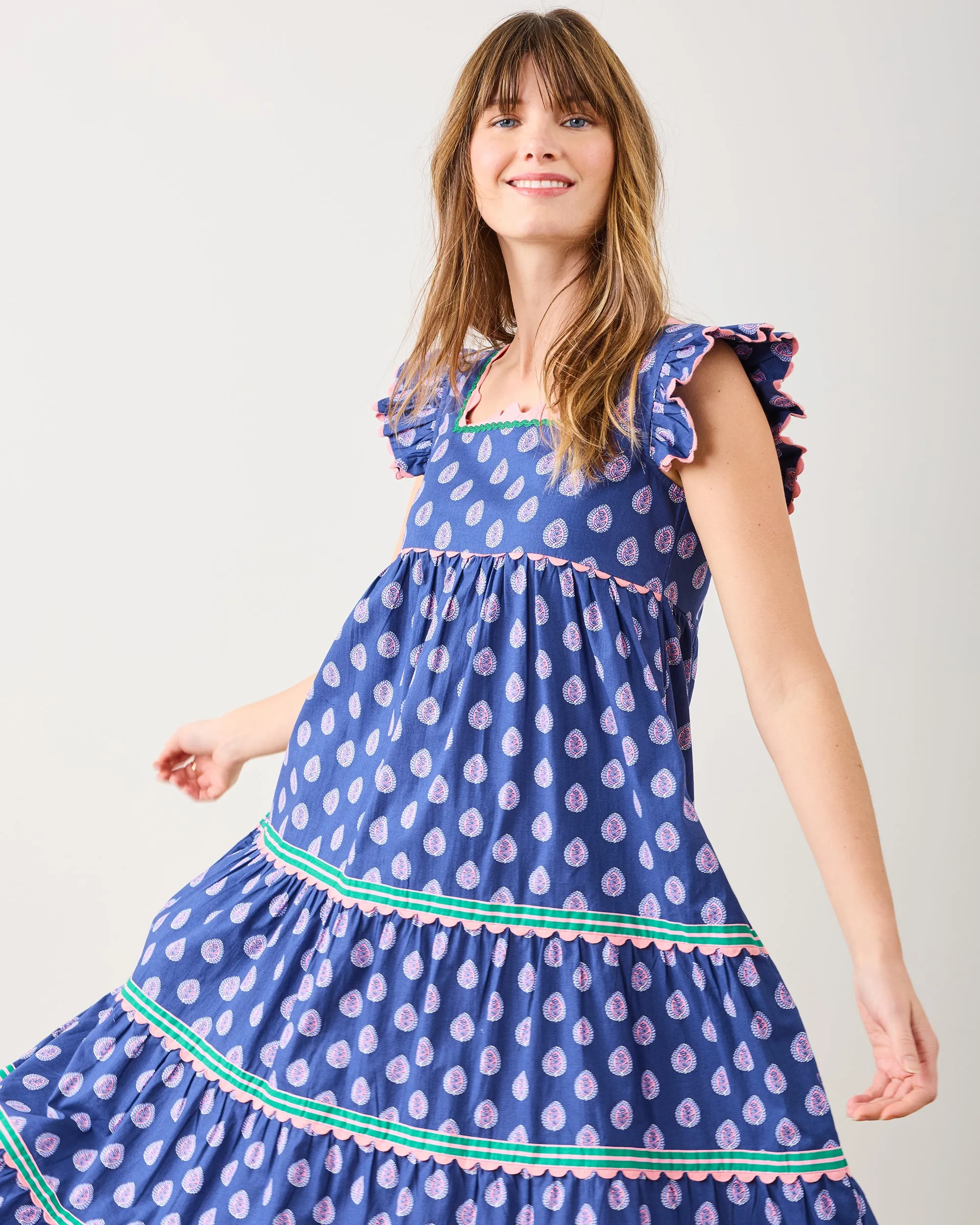 Glass Flower - Dunmore Dress - Navy