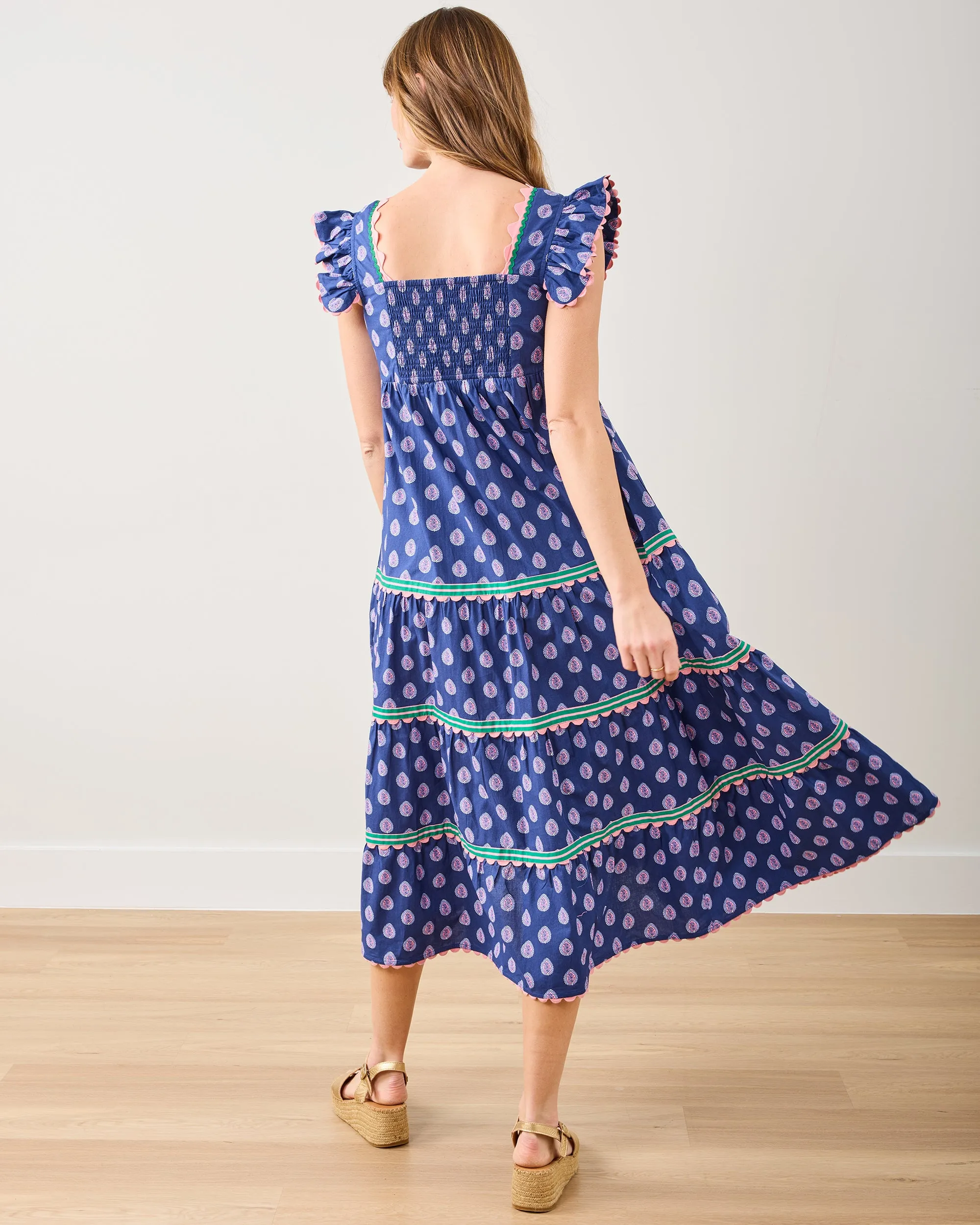 Glass Flower - Dunmore Dress - Navy