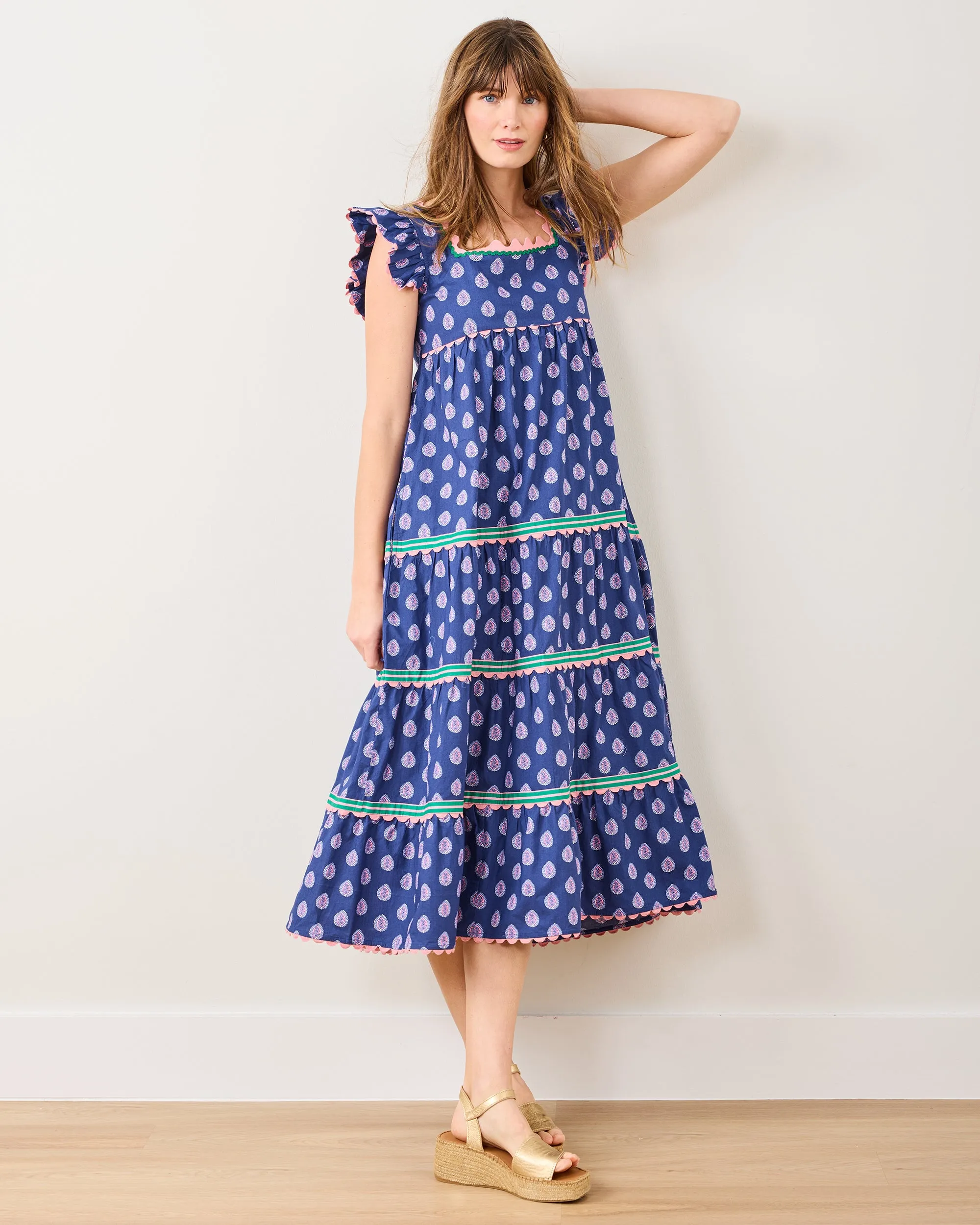 Glass Flower - Dunmore Dress - Navy