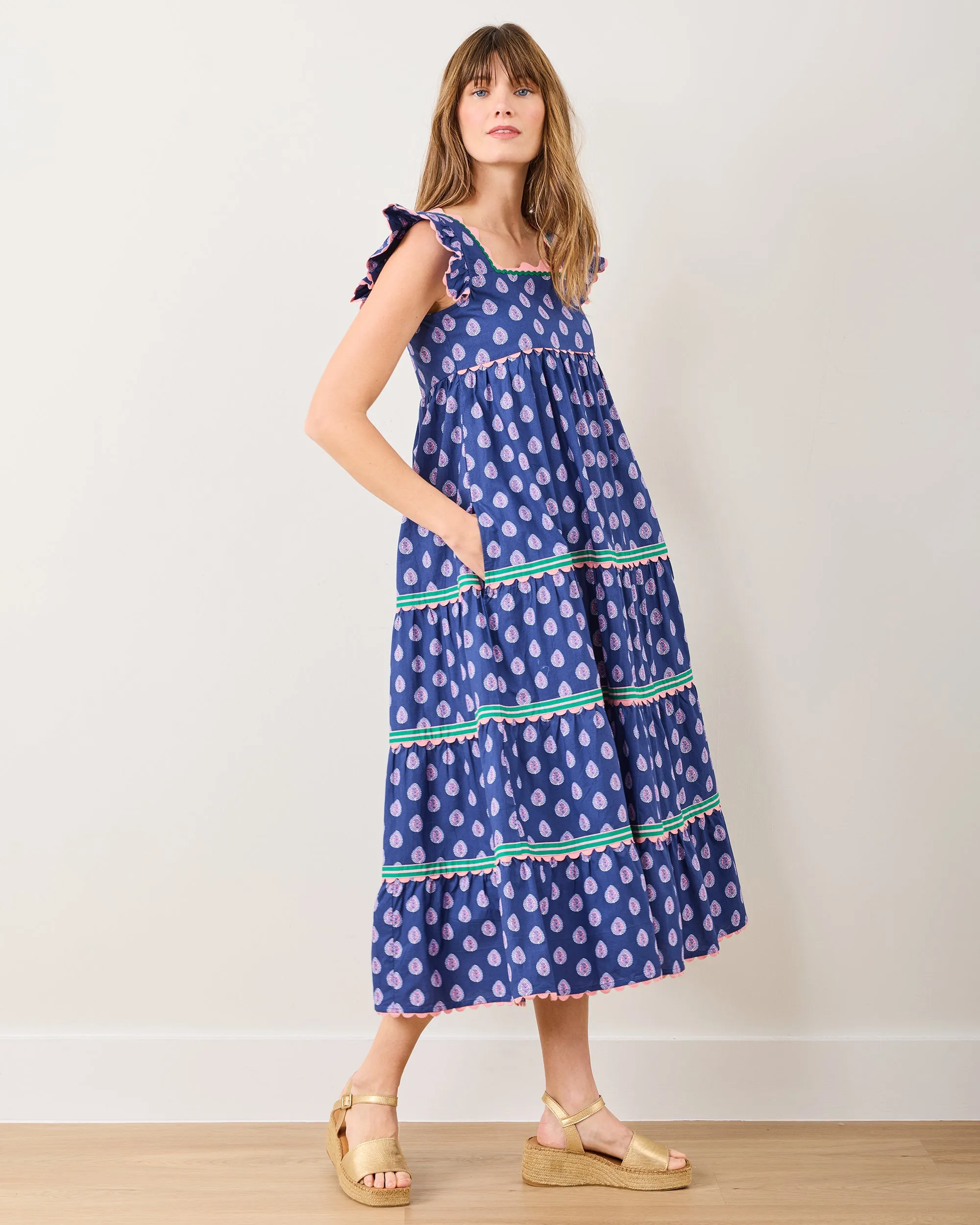 Glass Flower - Dunmore Dress - Navy