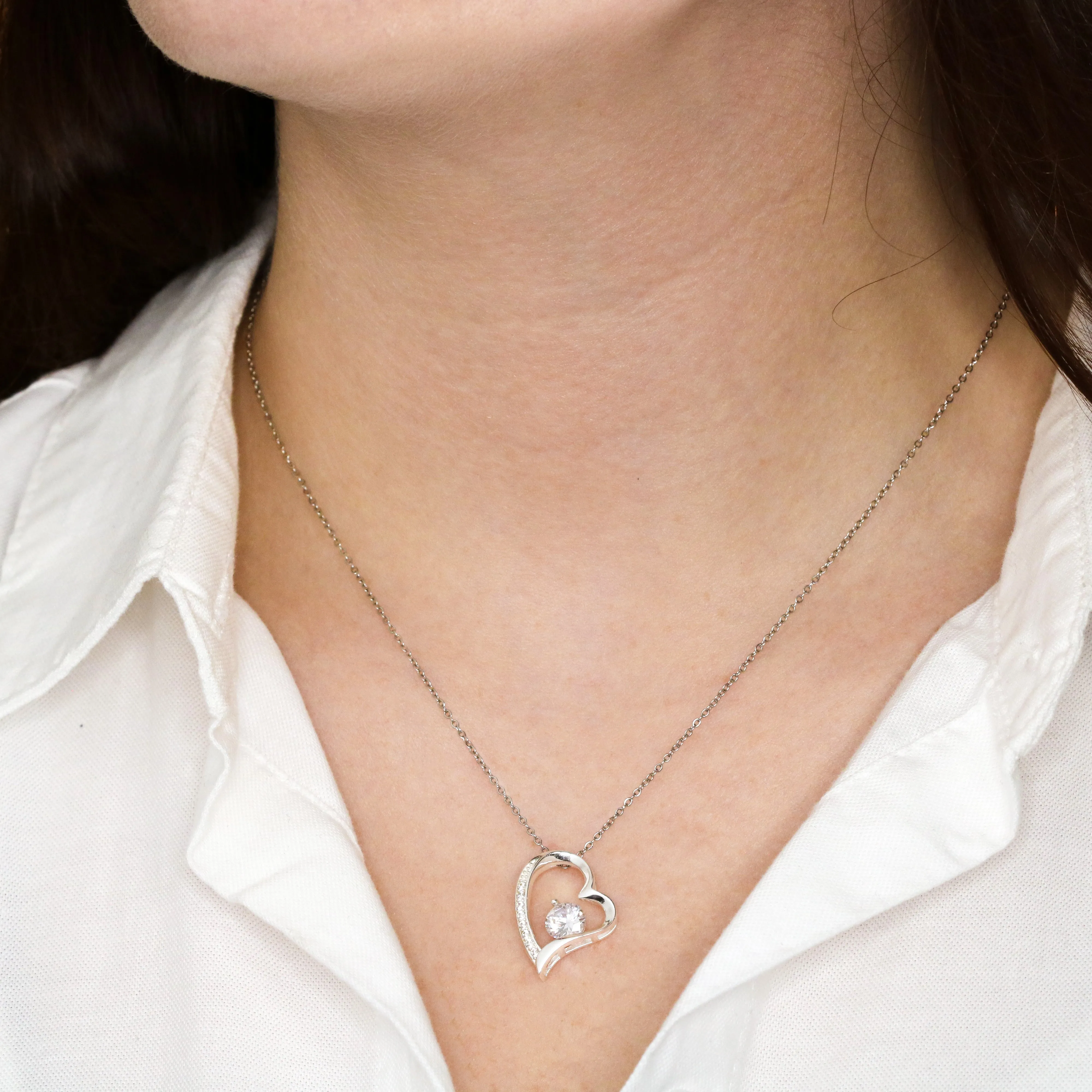 God led me to you-Forever Love Heart Necklace for Wife