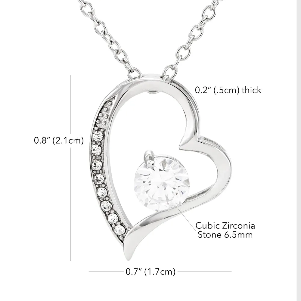 God led me to you-Forever Love Heart Necklace for Wife