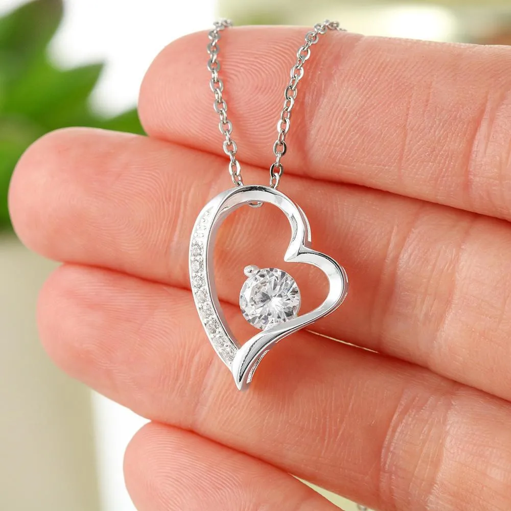 God led me to you-Forever Love Heart Necklace for Wife