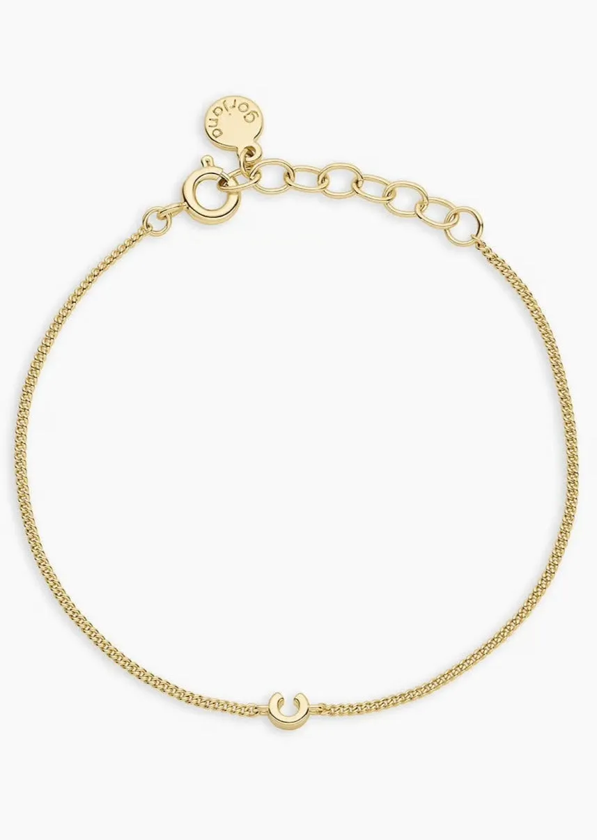 Gorjana Wilder Mini Alphabet Bracelet