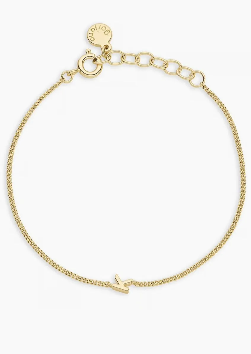 Gorjana Wilder Mini Alphabet Bracelet
