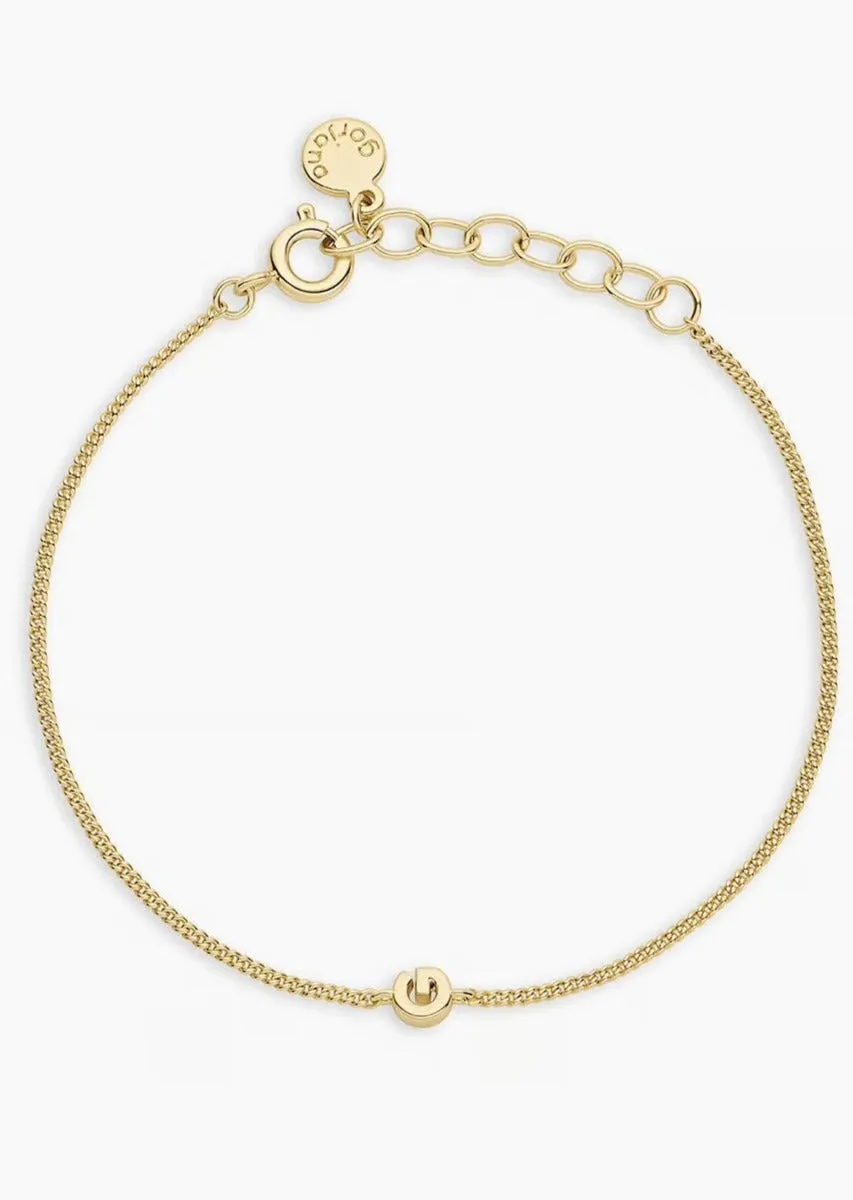 Gorjana Wilder Mini Alphabet Bracelet