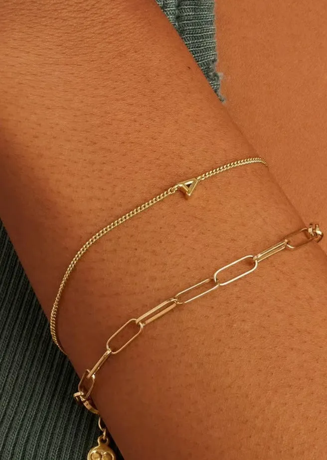 Gorjana Wilder Mini Alphabet Bracelet
