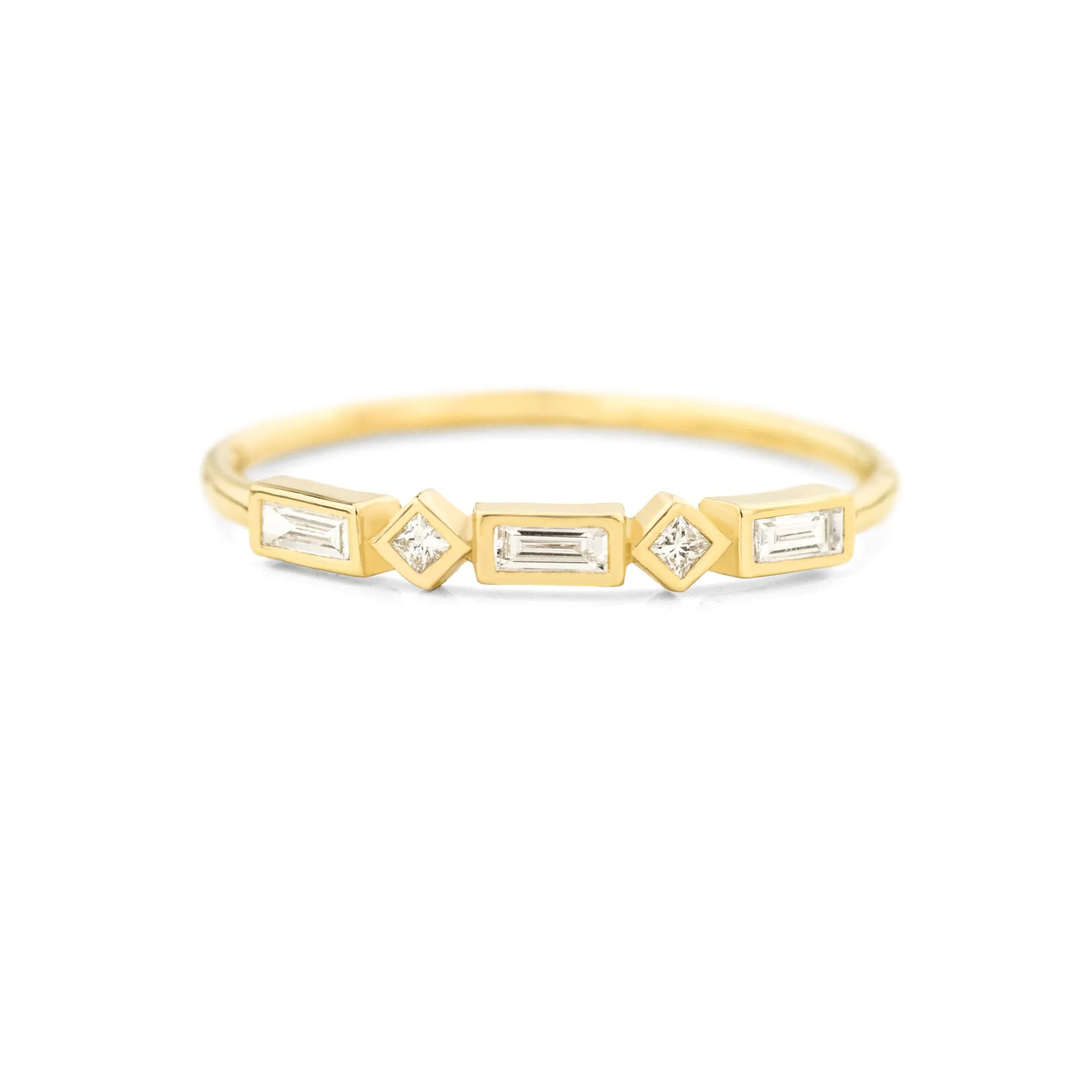 Grace Baguette Diamond Band