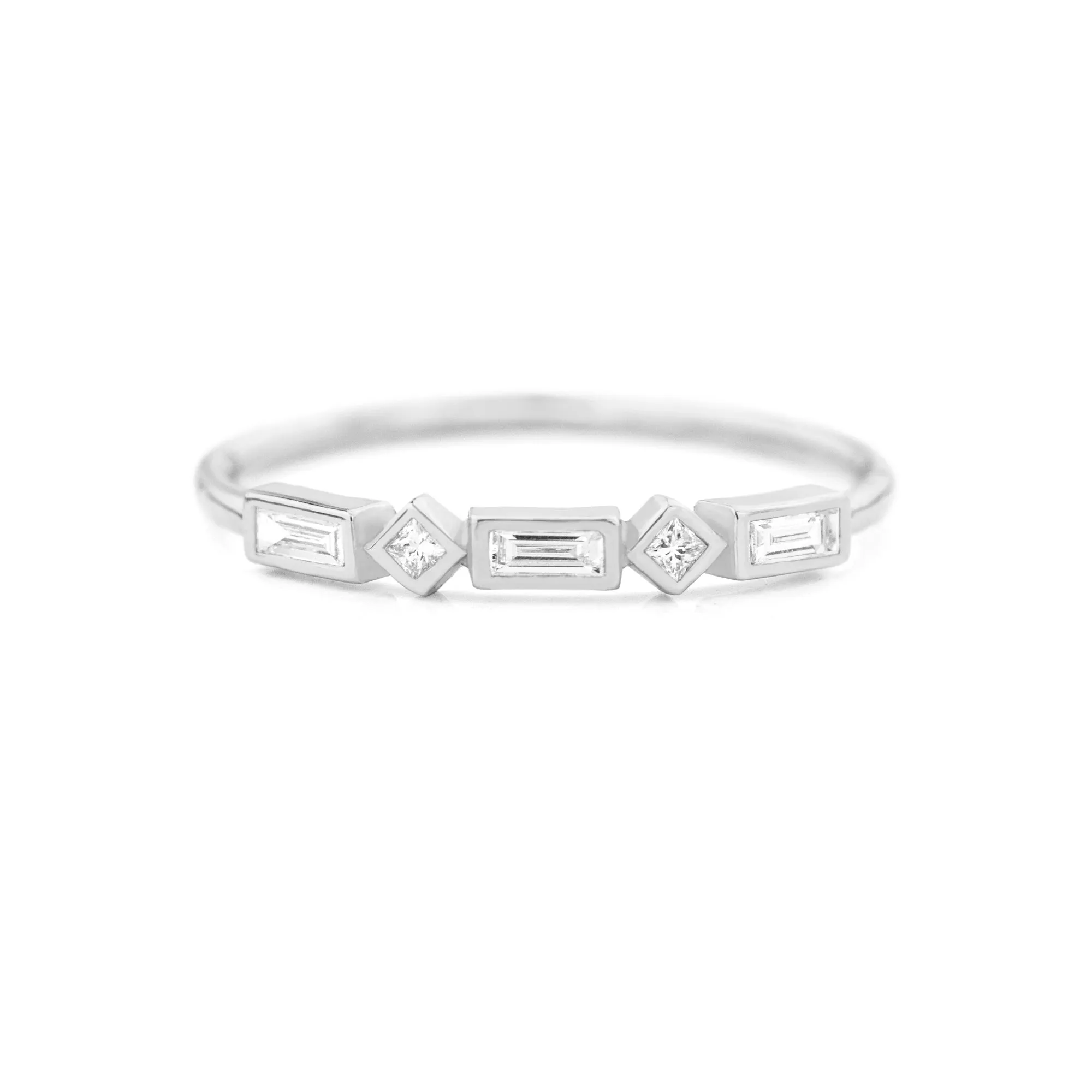 Grace Baguette Diamond Band