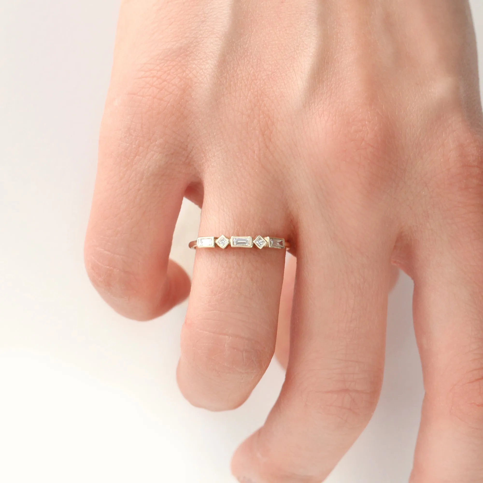 Grace Baguette Diamond Band