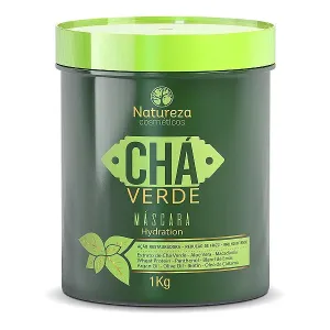 Green Tea Hydration Anti Frizz Intense Shine Restore Mask 1Kg - Natureza Cosmetics