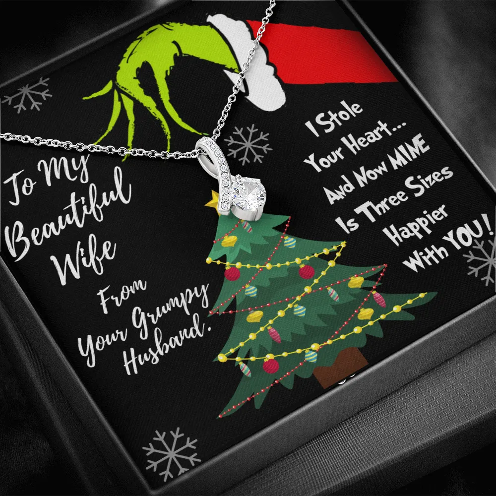 grinch crystal necklace vanes
