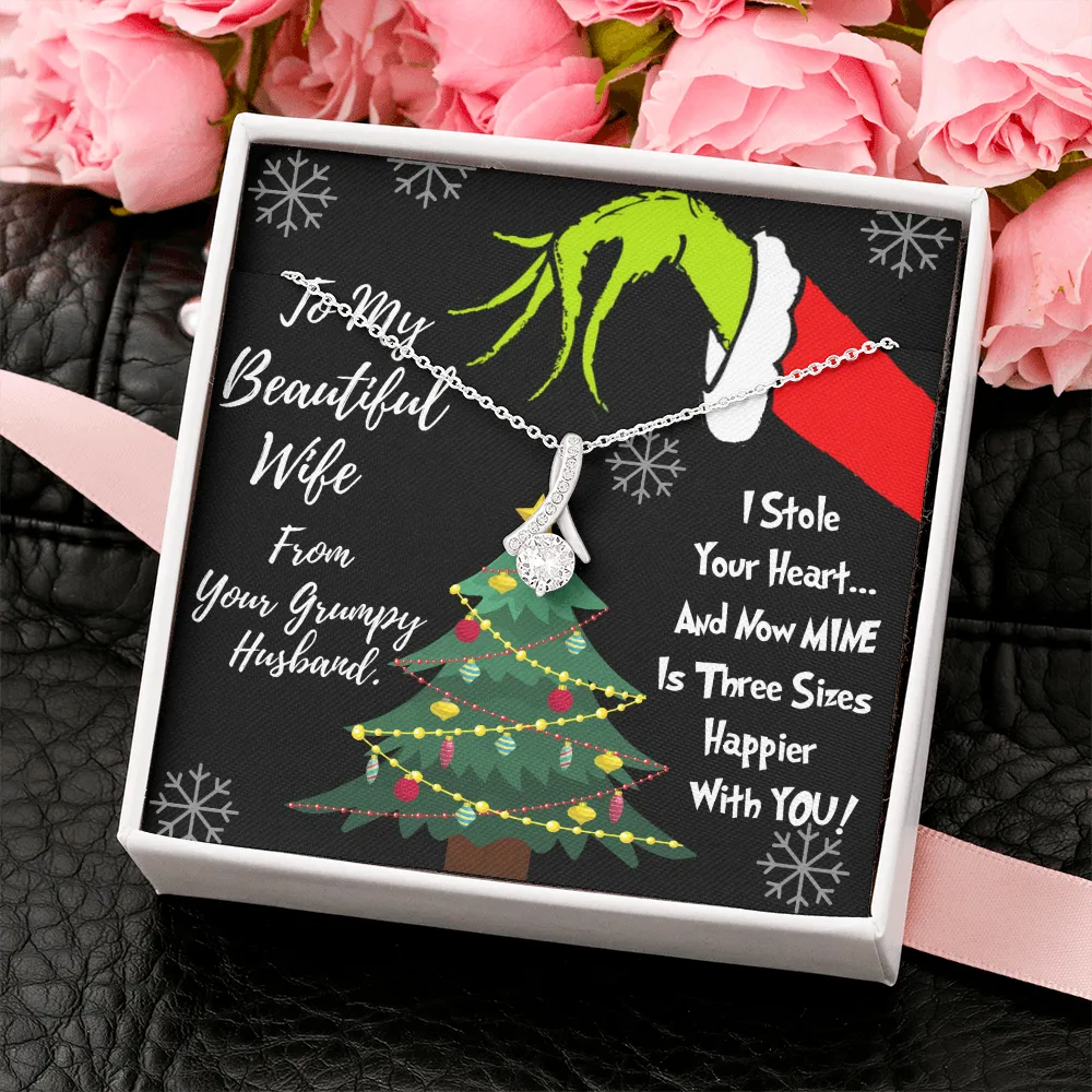 grinch crystal necklace vanes