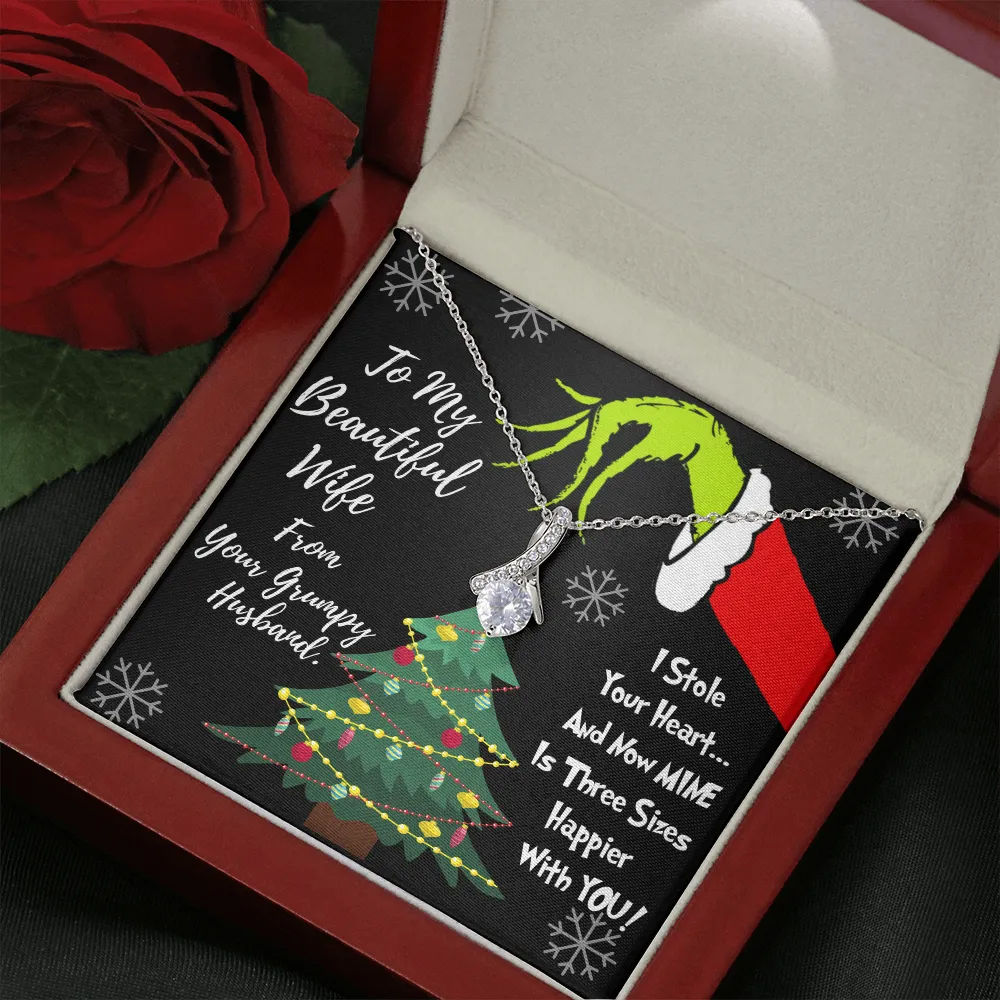 grinch crystal necklace vanes