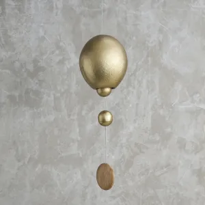 HANGING ANTIQUE BRASS BELL
