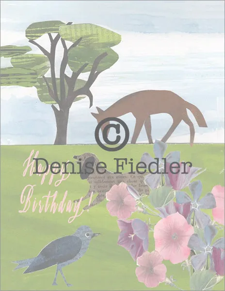 Happy Birthday Nature Scene