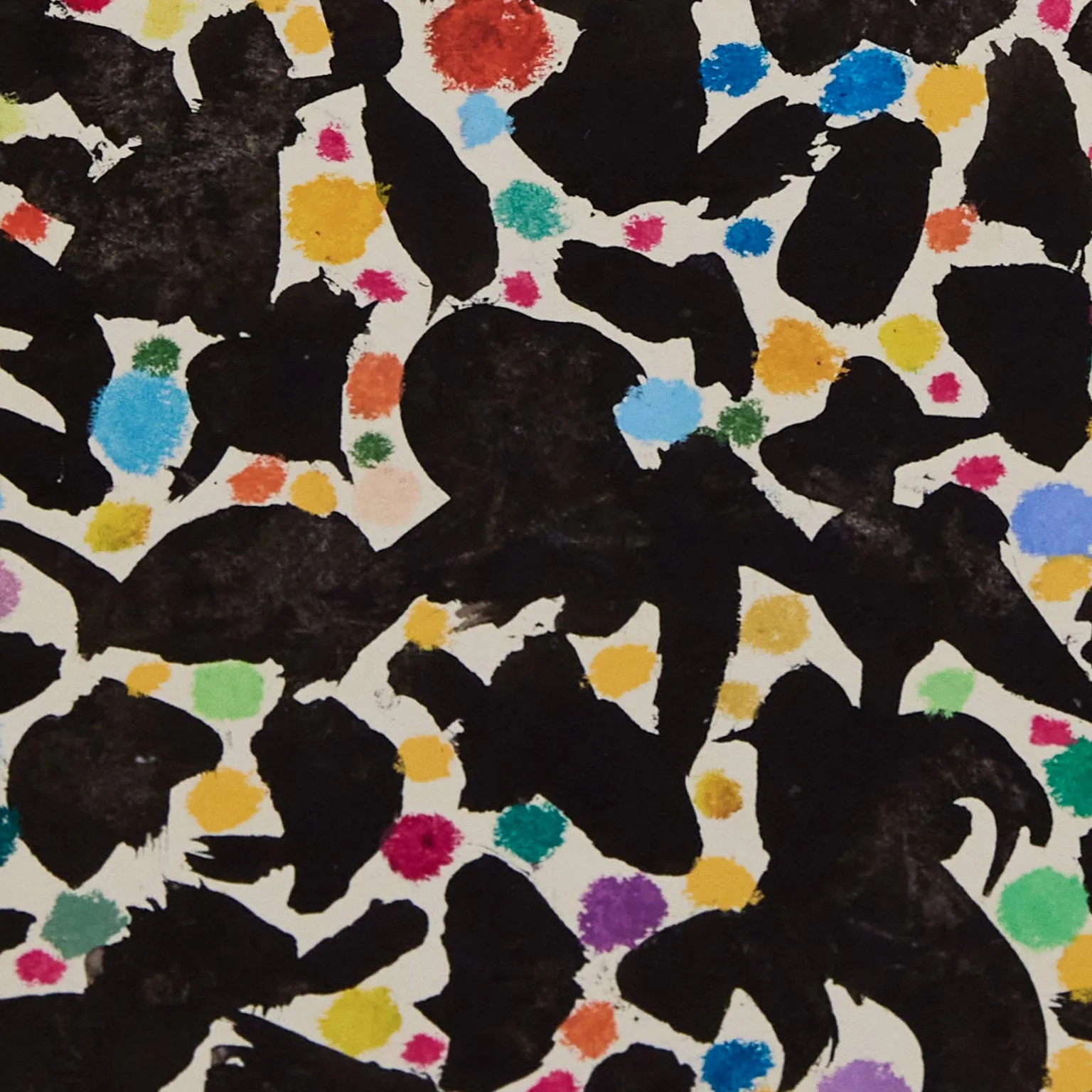HAROLD TOWN "BELOW SWING" MIXED MEDIA, 1973