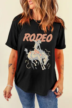 Hazel Blues® |  Graphic Round Neck Short Sleeve T-Shirt