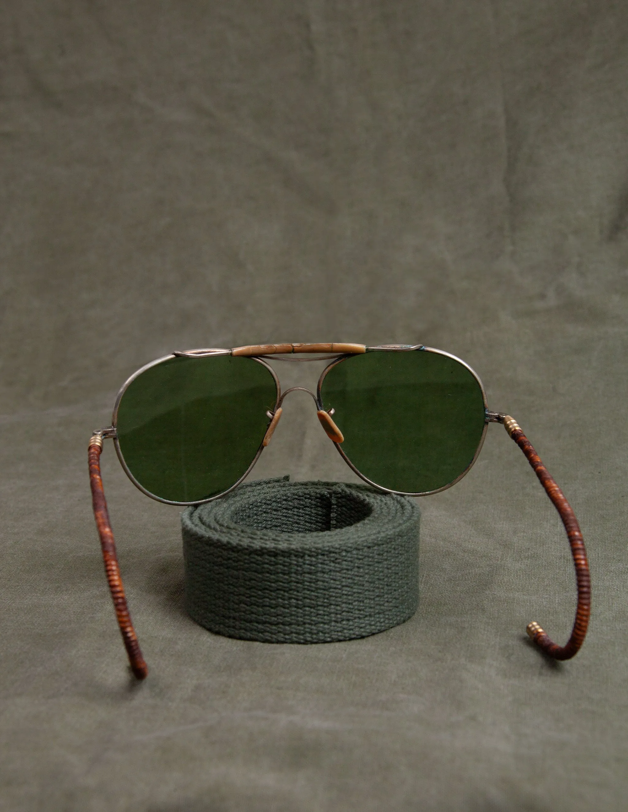 Helio Ascari Vintage WWII American Optical Aviators