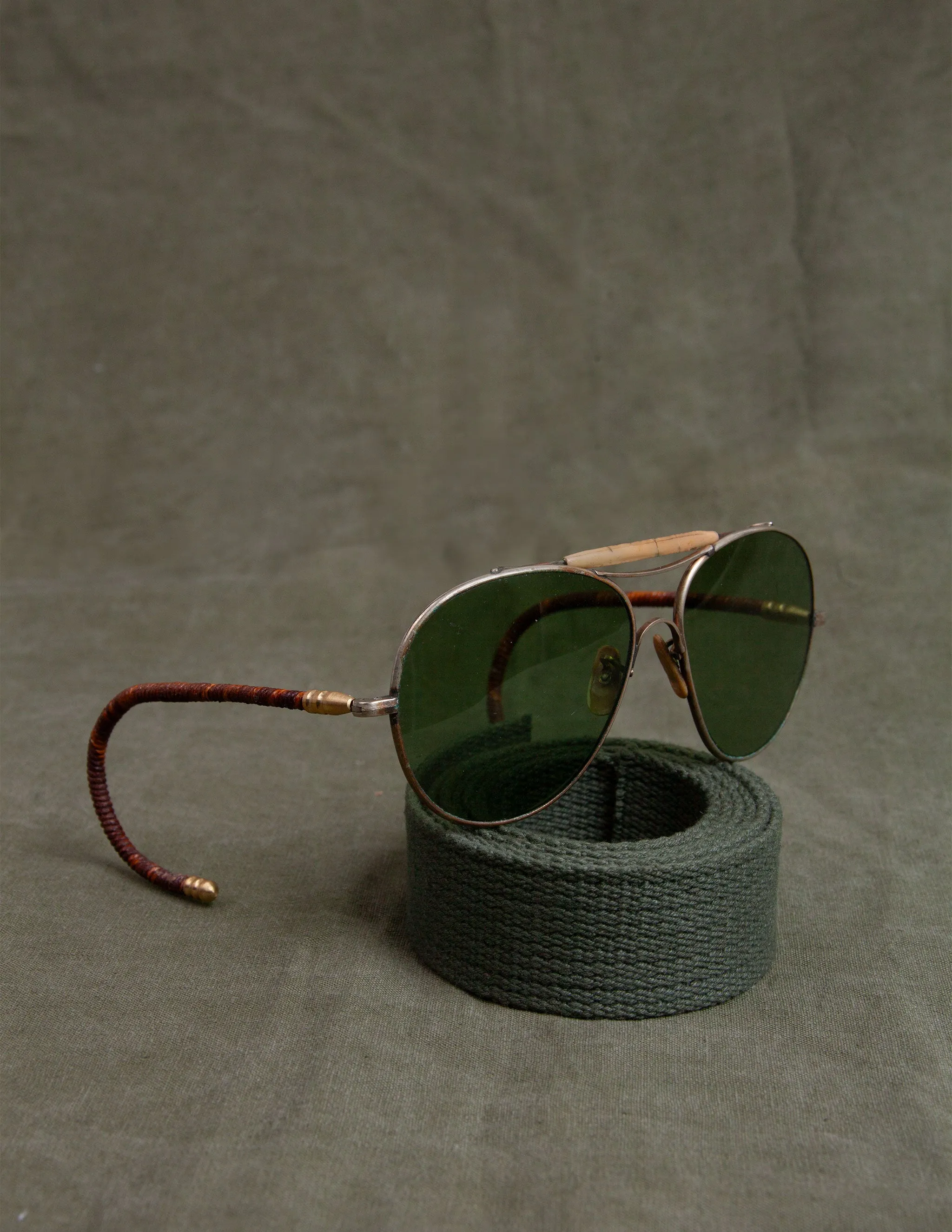 Helio Ascari Vintage WWII American Optical Aviators