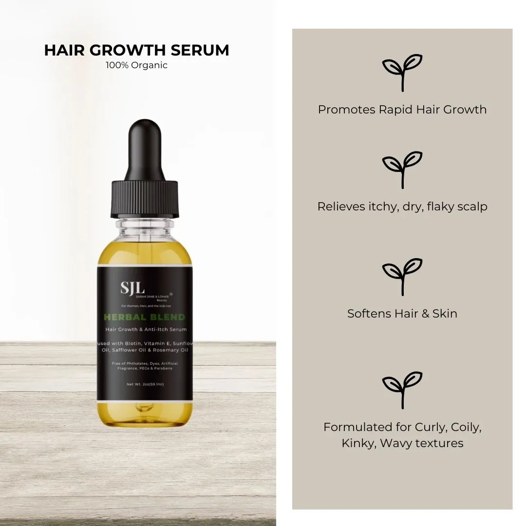 Herbal Blend, Hair Growth & Anti-Itch Serum