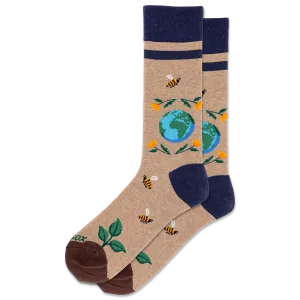 HOTSOX Men's Earth Day Crew Socks