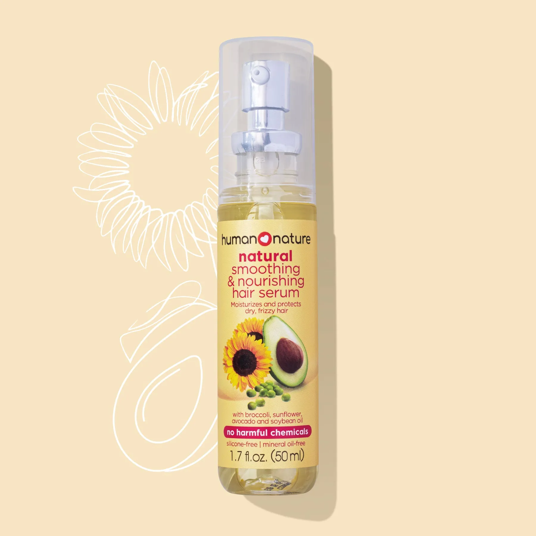 Human♡Nature Smoothing & Nourishing Hair Serum 50ml