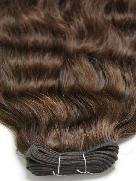 Indian Remy French Wave Human Hair Extensions - Wefted Hair 10"