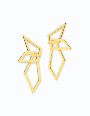 Interlocking Angle Earrings