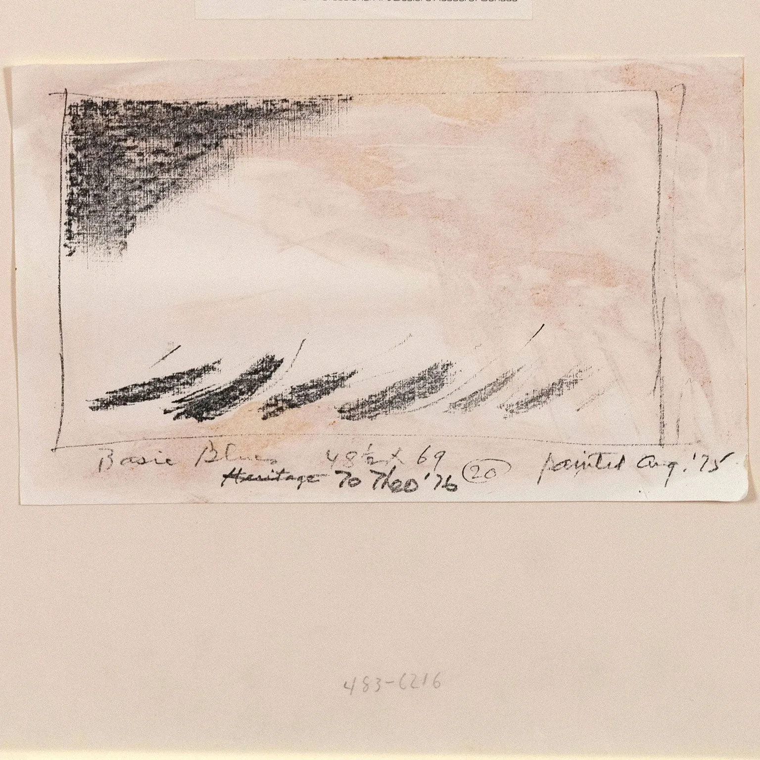 JACK BUSH "SKETCH", 1975