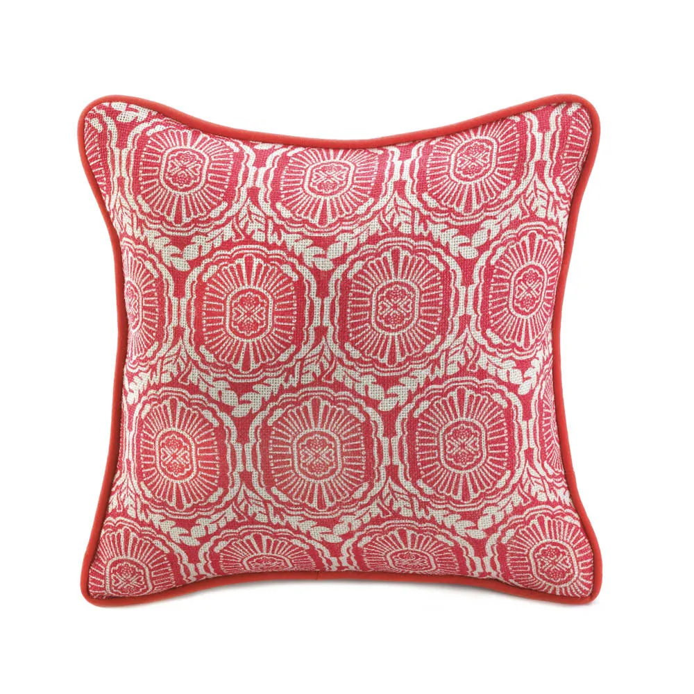 Jute Orange Pillow