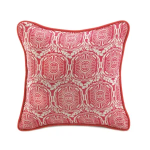 Jute Orange Pillow