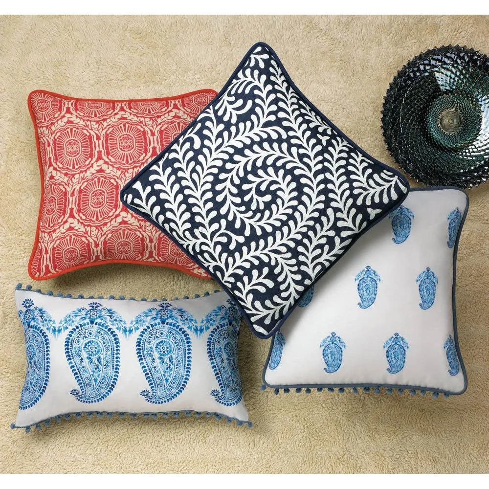 Jute Orange Pillow