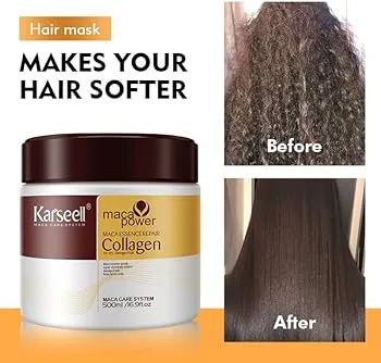 Karseell Collagen Hair Treatment Deep Repair Conditioning Argan Oil Collagen Hair Mask
