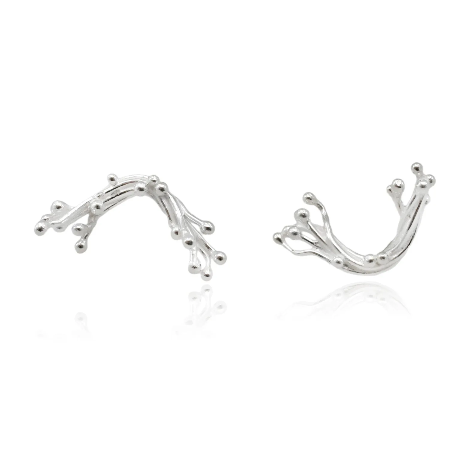 Kulfik Earrings Petit Silver