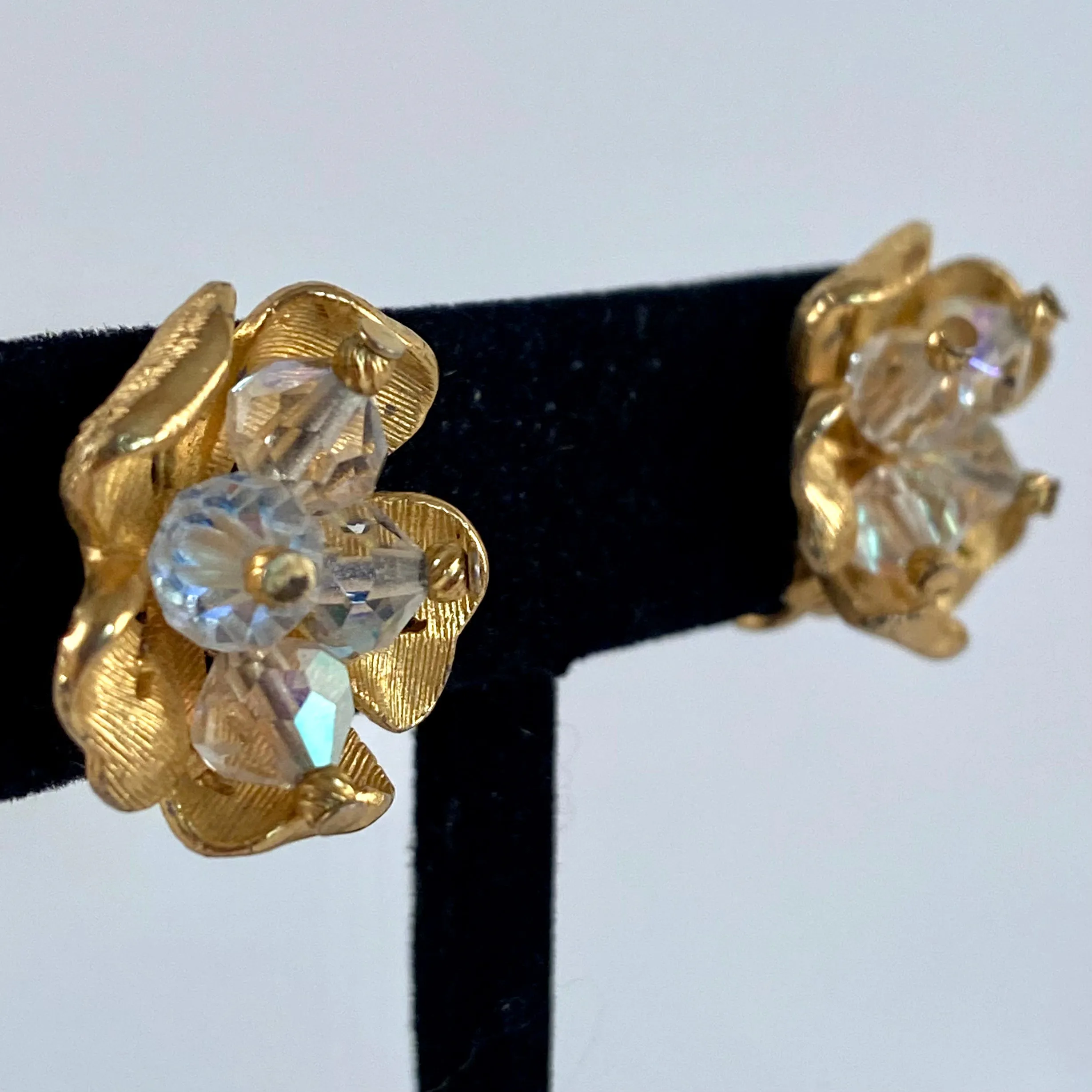 Late 50s/ Early 60s Coro Flower Earrings