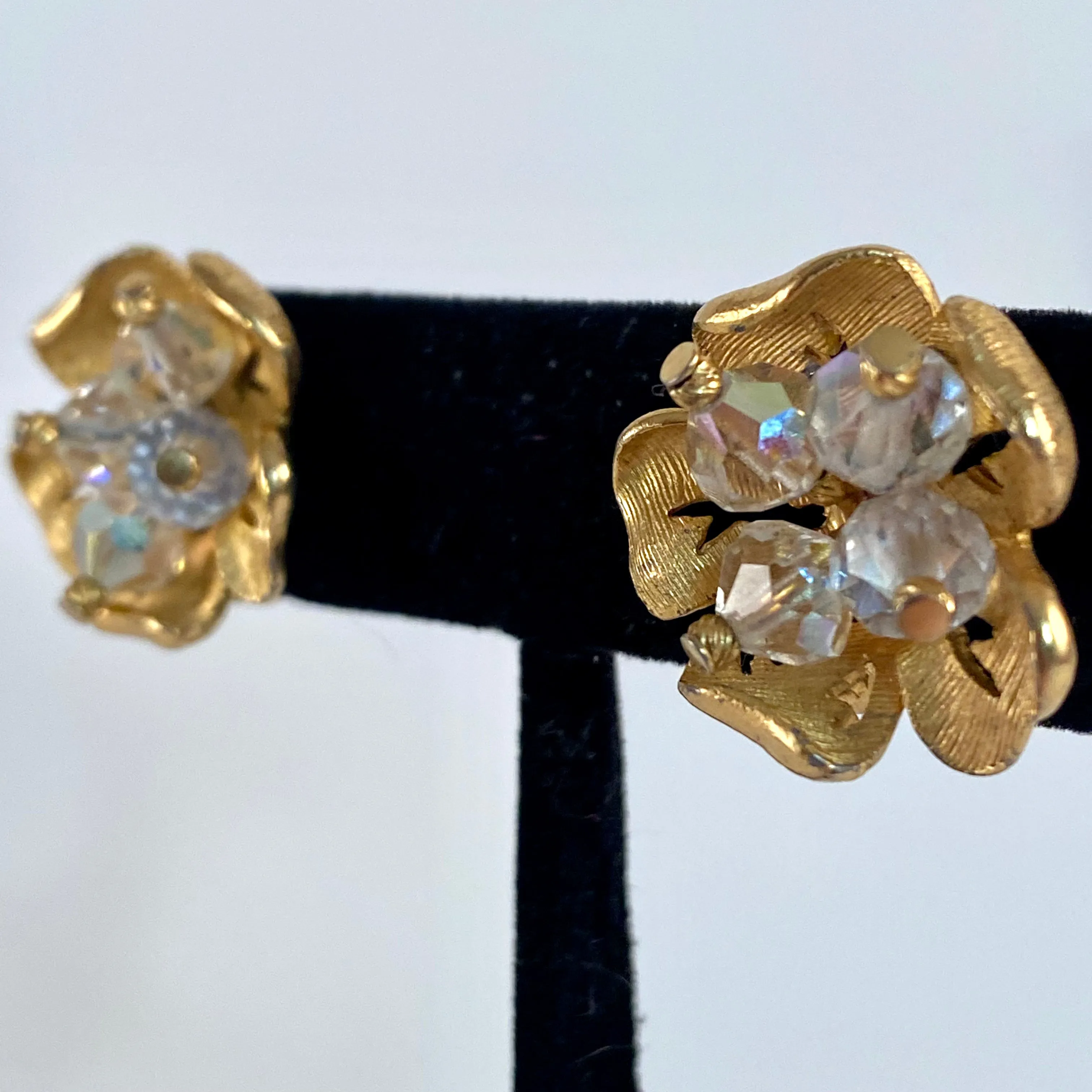 Late 50s/ Early 60s Coro Flower Earrings