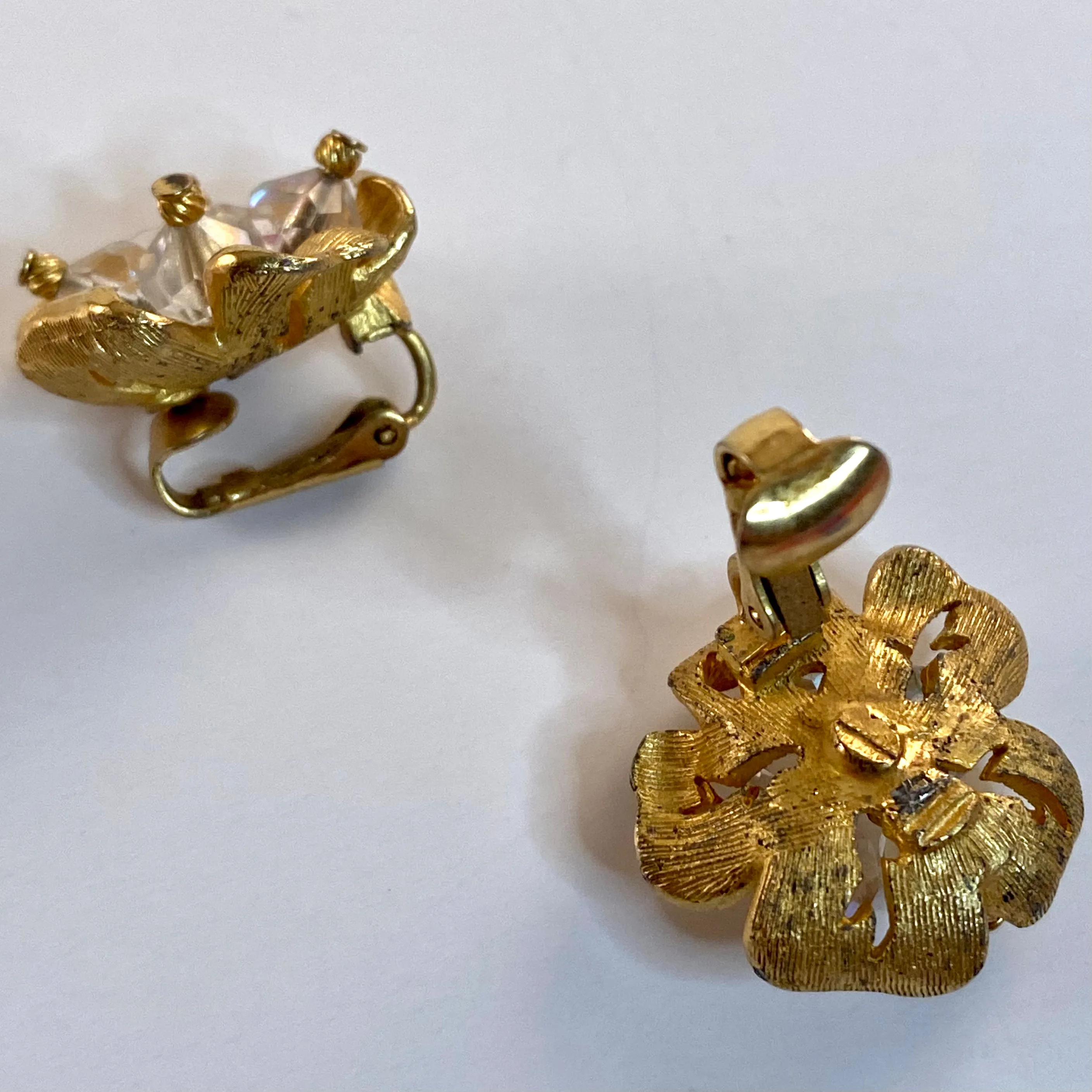 Late 50s/ Early 60s Coro Flower Earrings