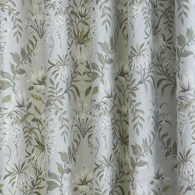 Laura Ashley Parterre Eyelet Curtains - Sage