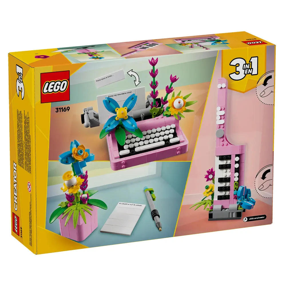 LEGO Creator Typewriter With Flowers - 31169