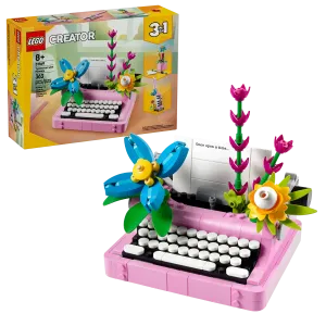 Lego Typewriter with Flowers (31169)