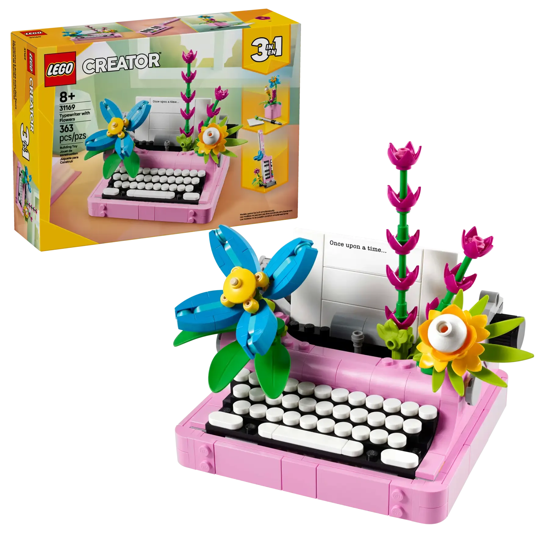 Lego Typewriter with Flowers (31169)