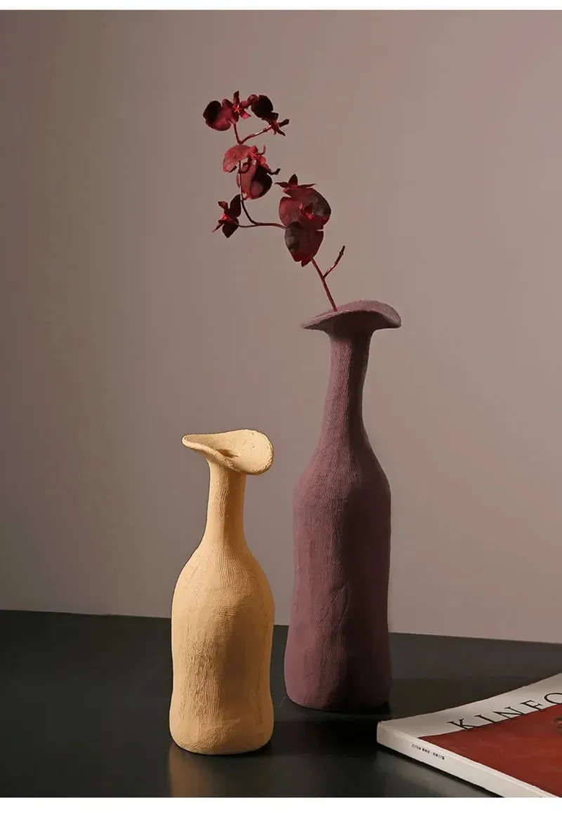 Living Room  Home  Modern  Decoration  Vase Decoration Art Primitive Flower Arrangement