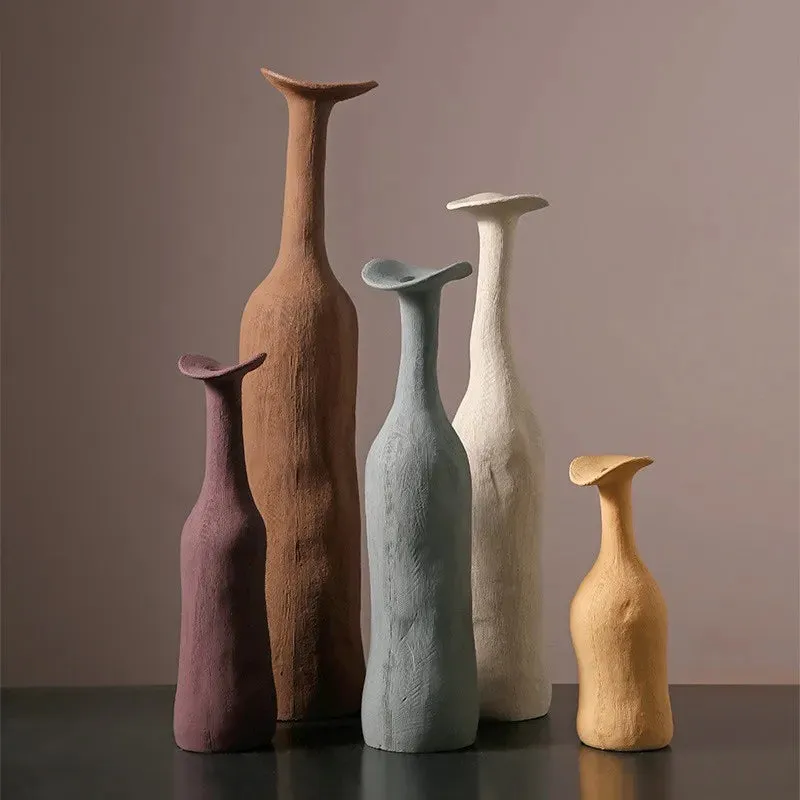 Living Room  Home  Modern  Decoration  Vase Decoration Art Primitive Flower Arrangement