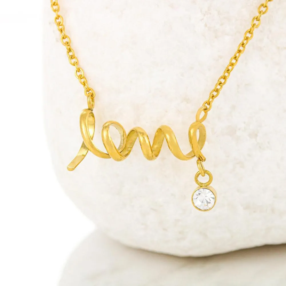 Love,To My Wife Necklace Anniversary Gift For Wife, Birthday